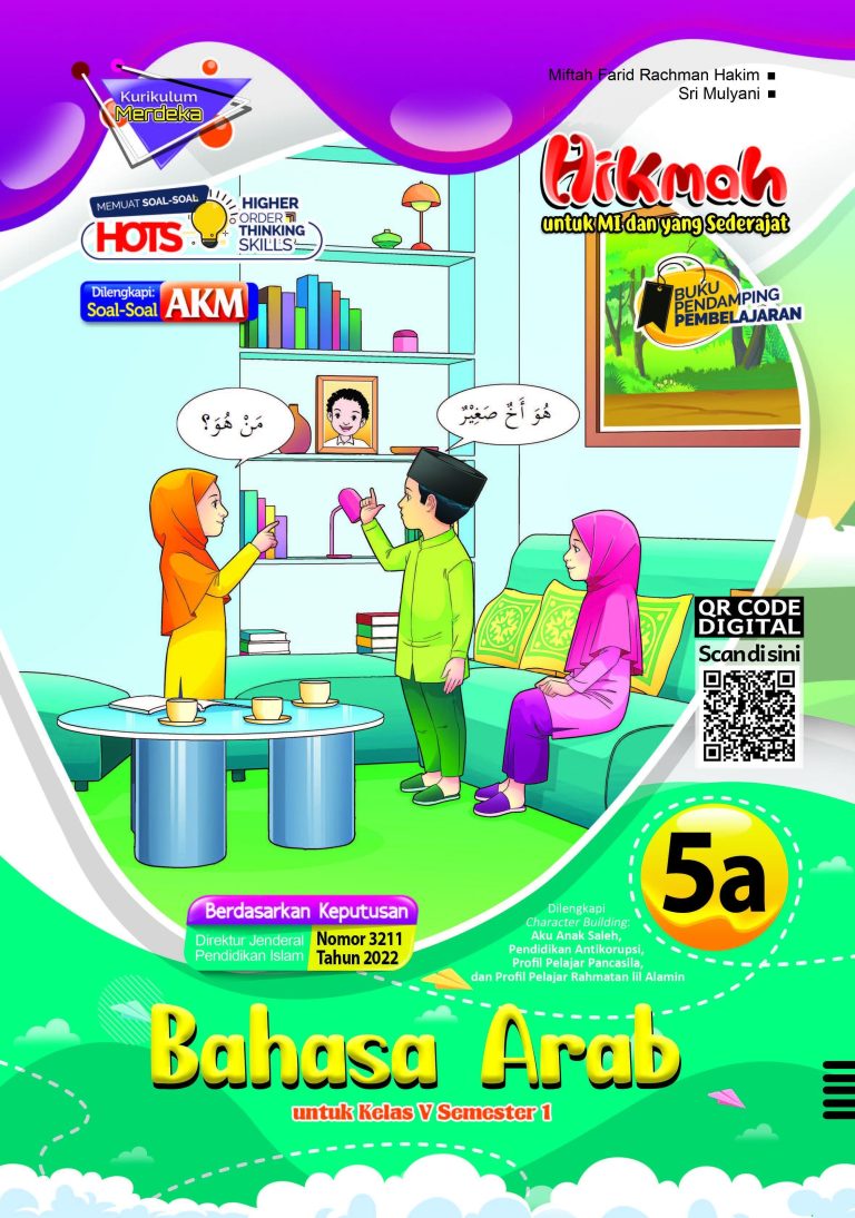 Bahasa Arab 5a untuk Kelas 5 Semester 1 Madrasah Ibtidaiyah dan yang Sederajat