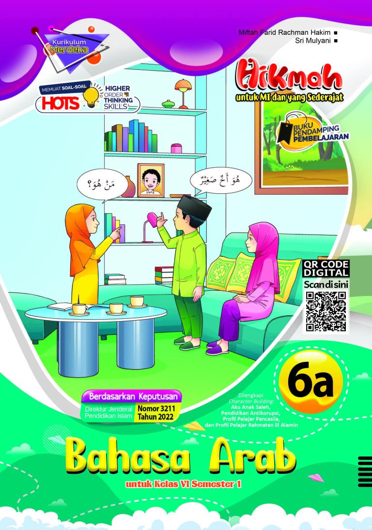 Bahasa Arab 6a untuk Kelas 6 Semester 1 Madrasah Ibtidaiyah dan yang Sederajat