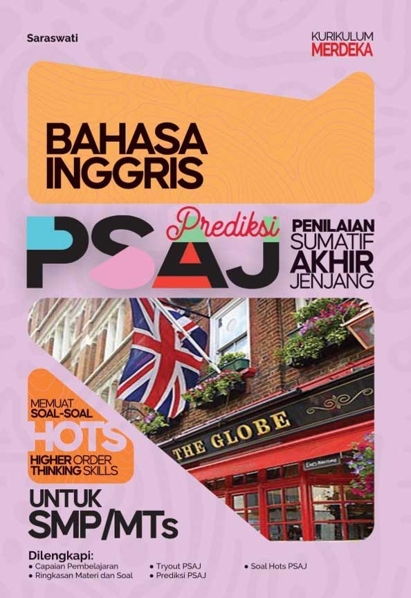 Prediksi PSAJ: Bahasa Inggris untuk SMP/MTs