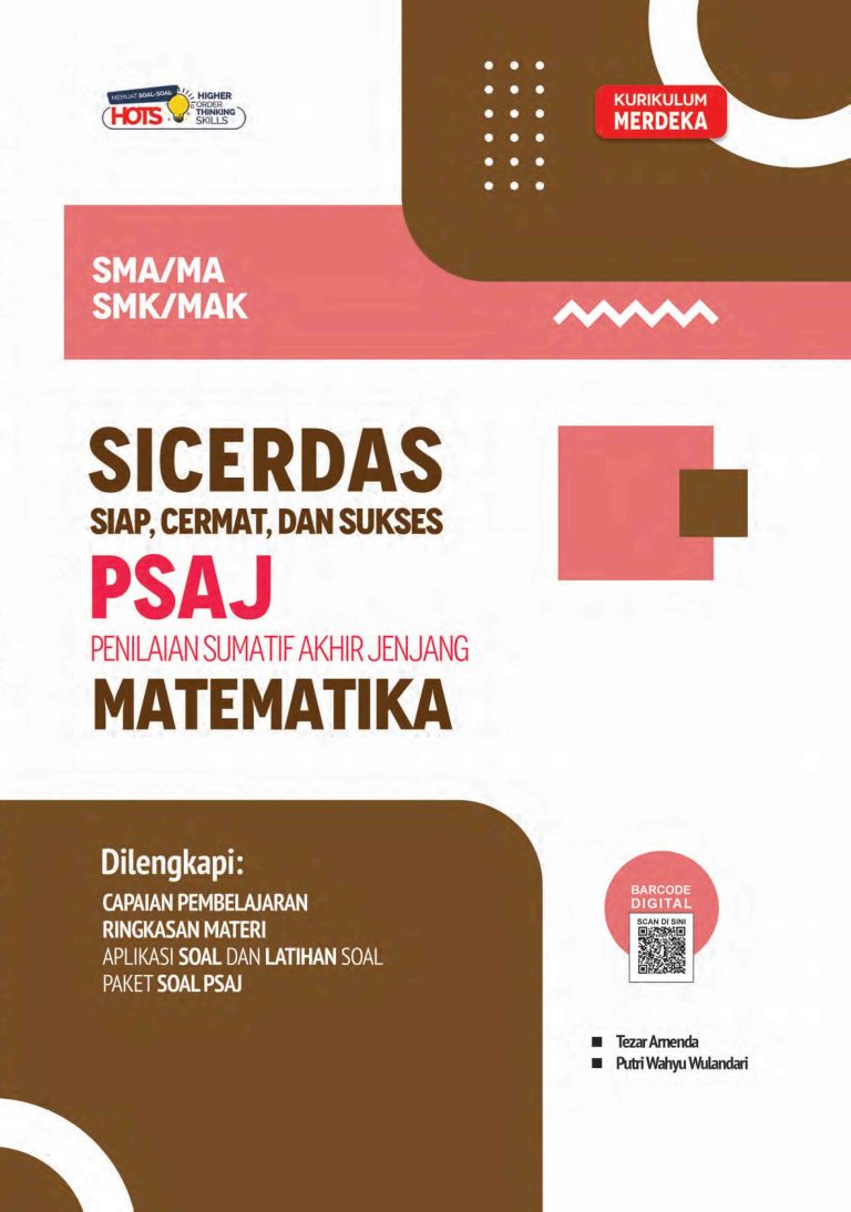 SICERDAS PSAJ Matematika untuk SMA/MA/SMK/MAK