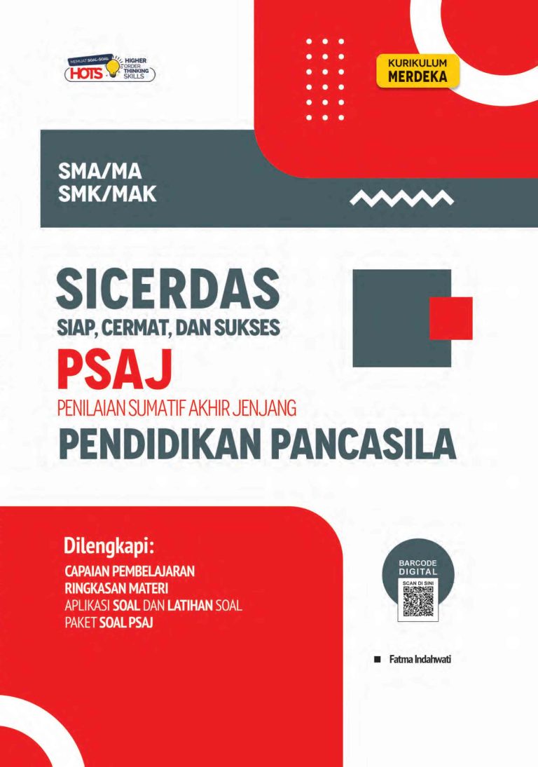 SICERDAS PSAJ Pendidikan Pancasila untuk SMA/MA/ SMK/MAK