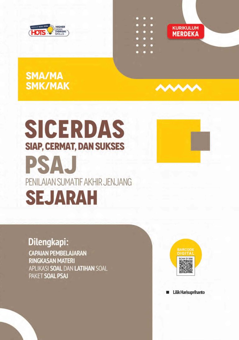 SICERDAS PSAJ Sejarah untuk SMA/MA/SMK/MAK