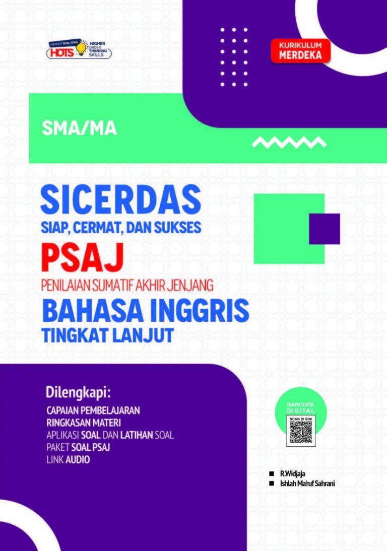 SICERDAS PSAJ Bahasa Inggris Tingkat Lanjut untuk SMA/MA