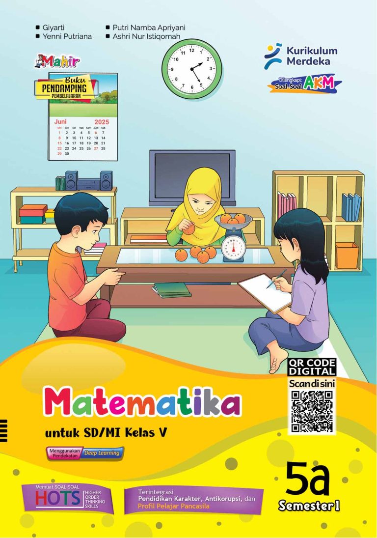 Matematika untuk SD/MI Kelas V Semester 1