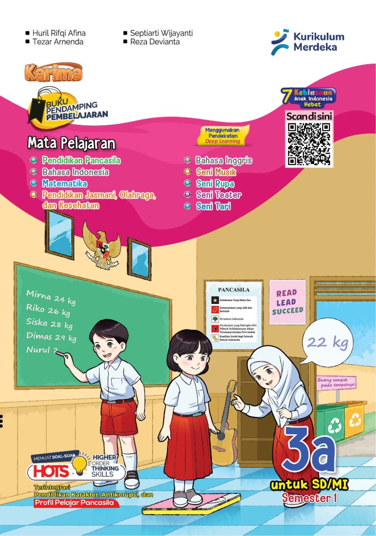 Karima: Buku Pendamping Pembelajaran untuk SD/MI Kelas III Semester 1