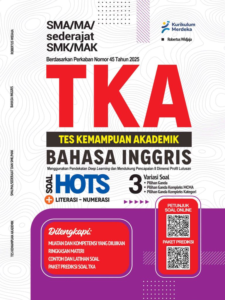 TKA (Tes Kemampuan Akademik) Bahasa Inggris untuk SMA/MA/sederajat dan SMK/MAK