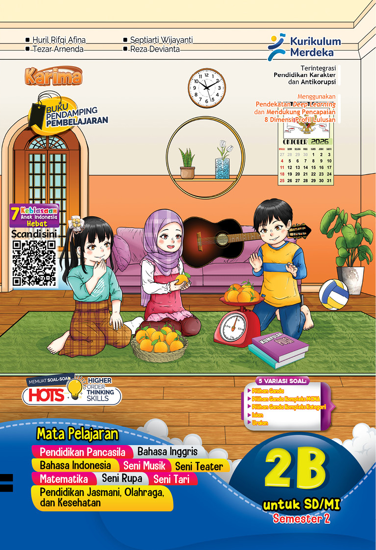 Karima: Buku Pendamping Pembelajaran untuk SD/MI Kelas II Semester 2