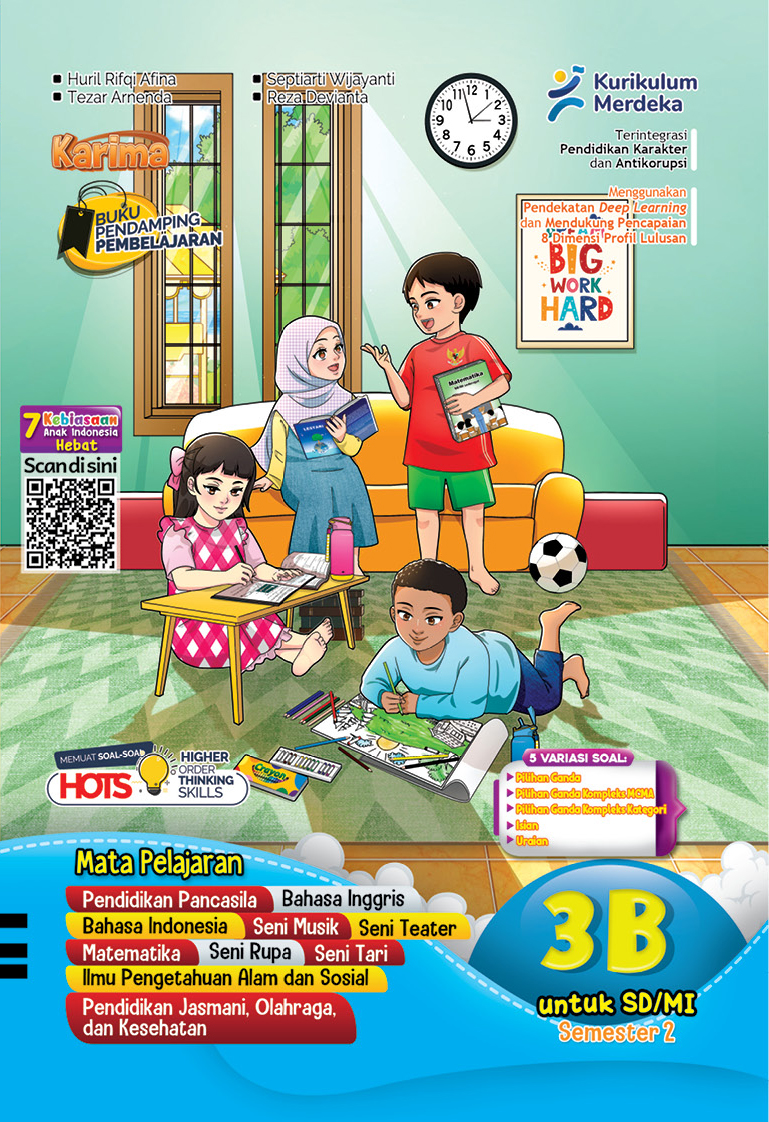 Karima: Buku Pendamping Pembelajaran untuk SD/MI Kelas III Semester 2