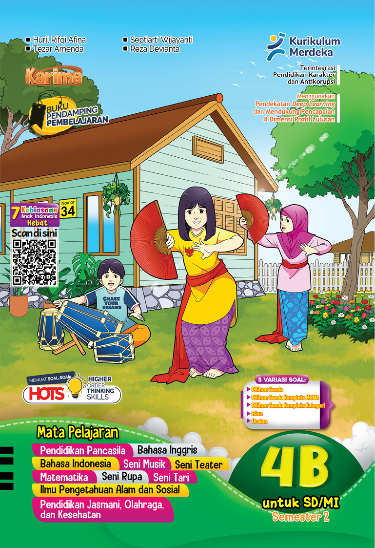 Karima: Buku Pendamping Pembelajaran untuk SD/MI Kelas IV Semester 2