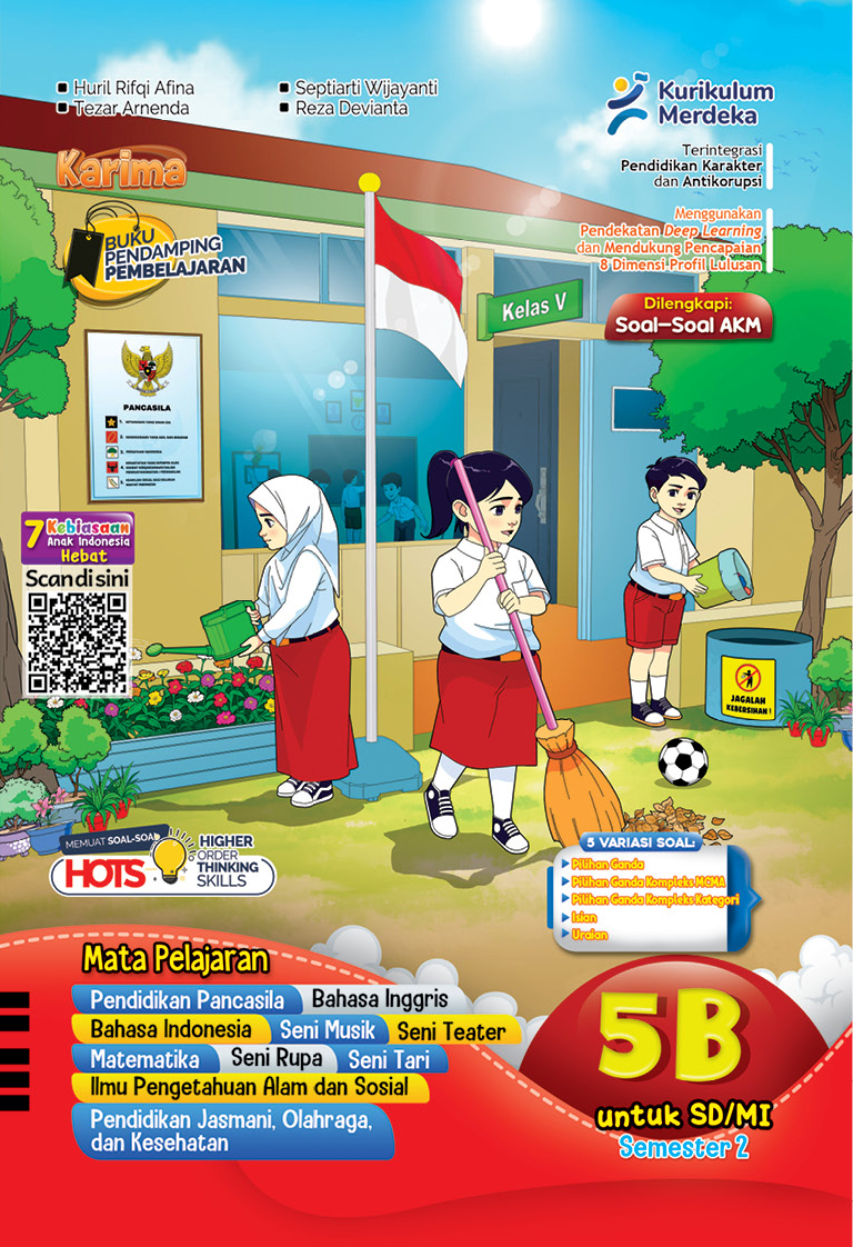 Karima: Buku Pendamping Pembelajaran untuk SD/MI Kelas V Semester 2