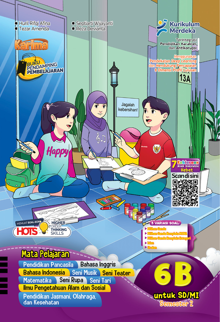 Karima: Buku Pendamping Pembelajaran untuk SD/MI Kelas VI Semester 2