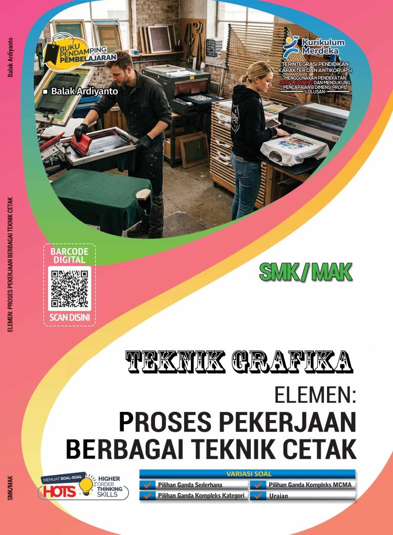 Teknik Grafika: Proses Pekerjaan Berbagai Teknik Cetak untuk SMK/MAK
