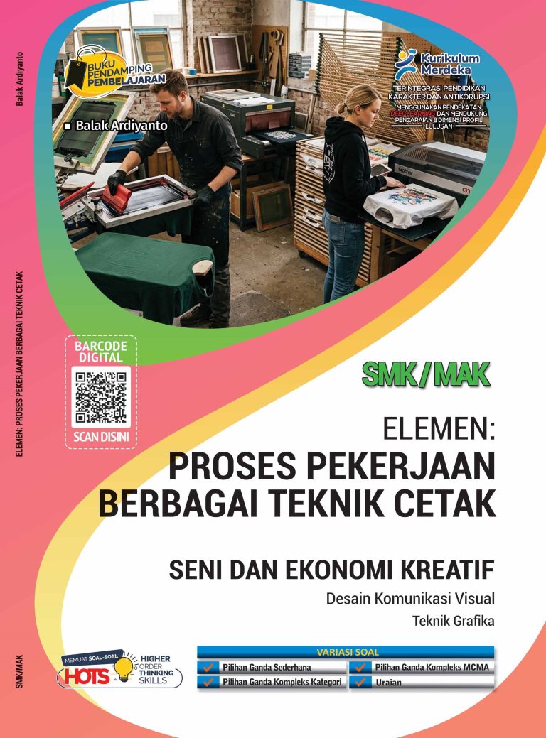 Teknik Grafika: Proses Pekerjaan Berbagai Teknik Cetak untuk SMK/MAK
