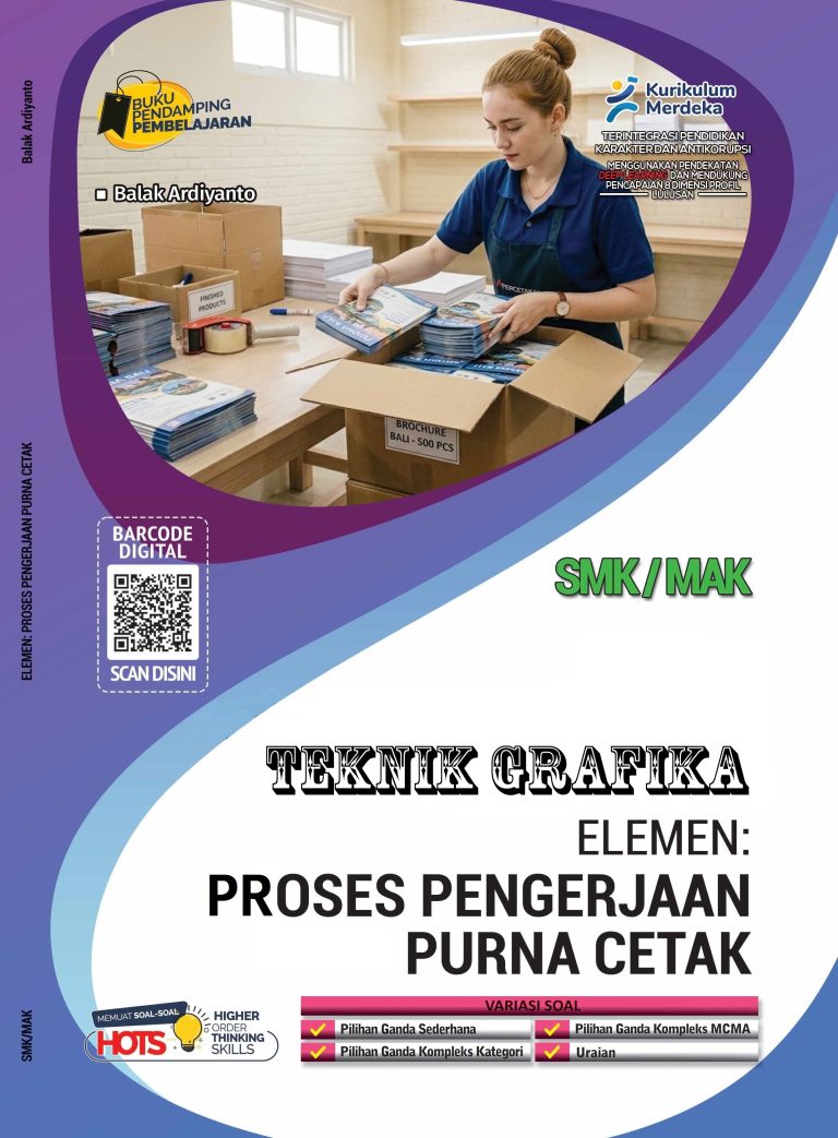 Teknik Grafika: Proses Pekerjaan Purna Cetak untuk SMK/MAK
