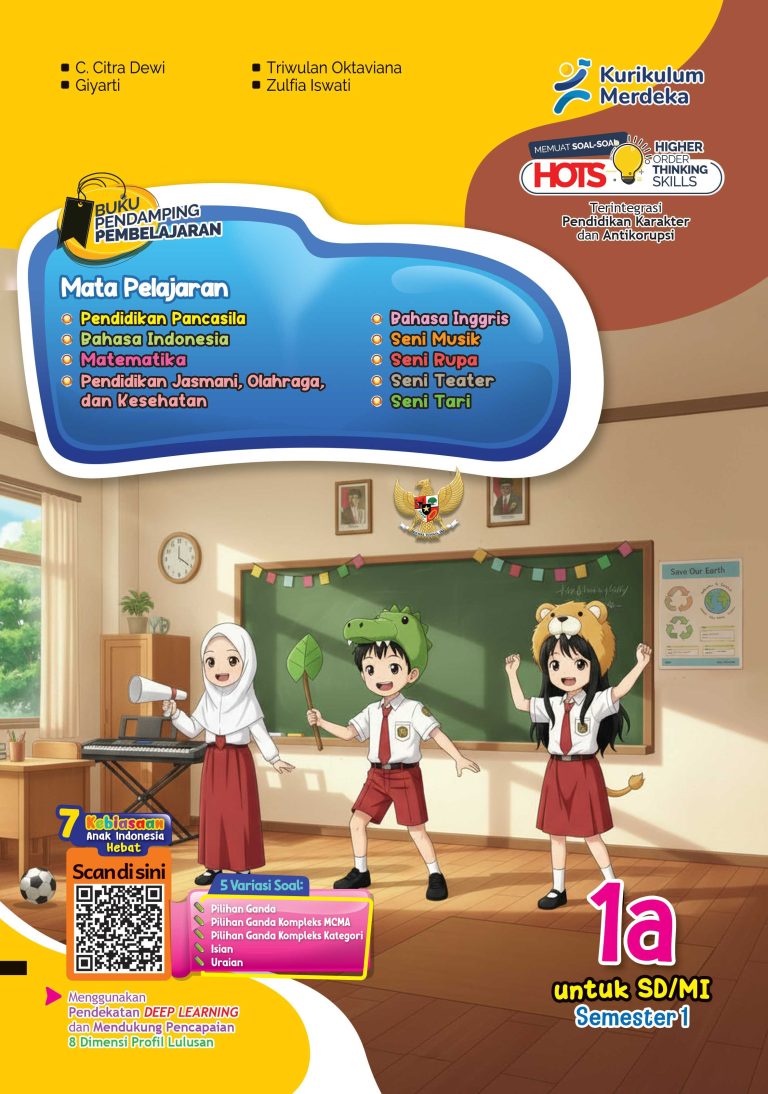 Buku Pendamping Pembelajaran untuk SD/MI Kelas I Semester 1