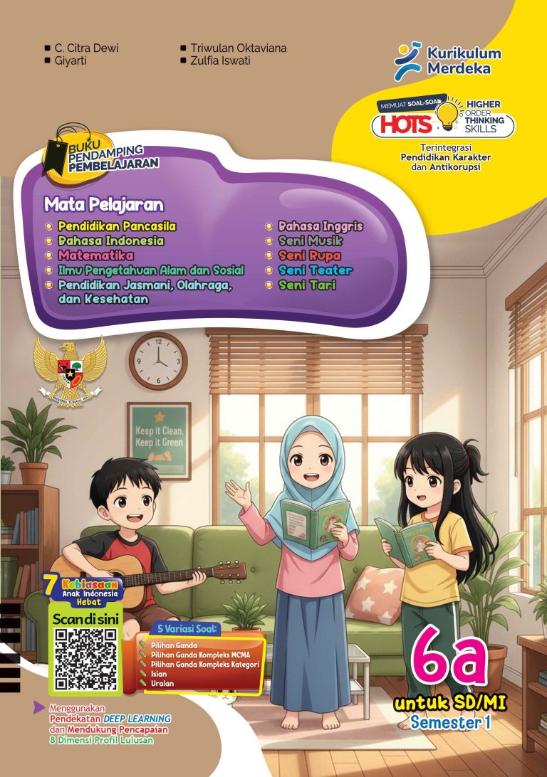 Buku Pendamping Pembelajaran untuk SD/MI Kelas VI Semester 1