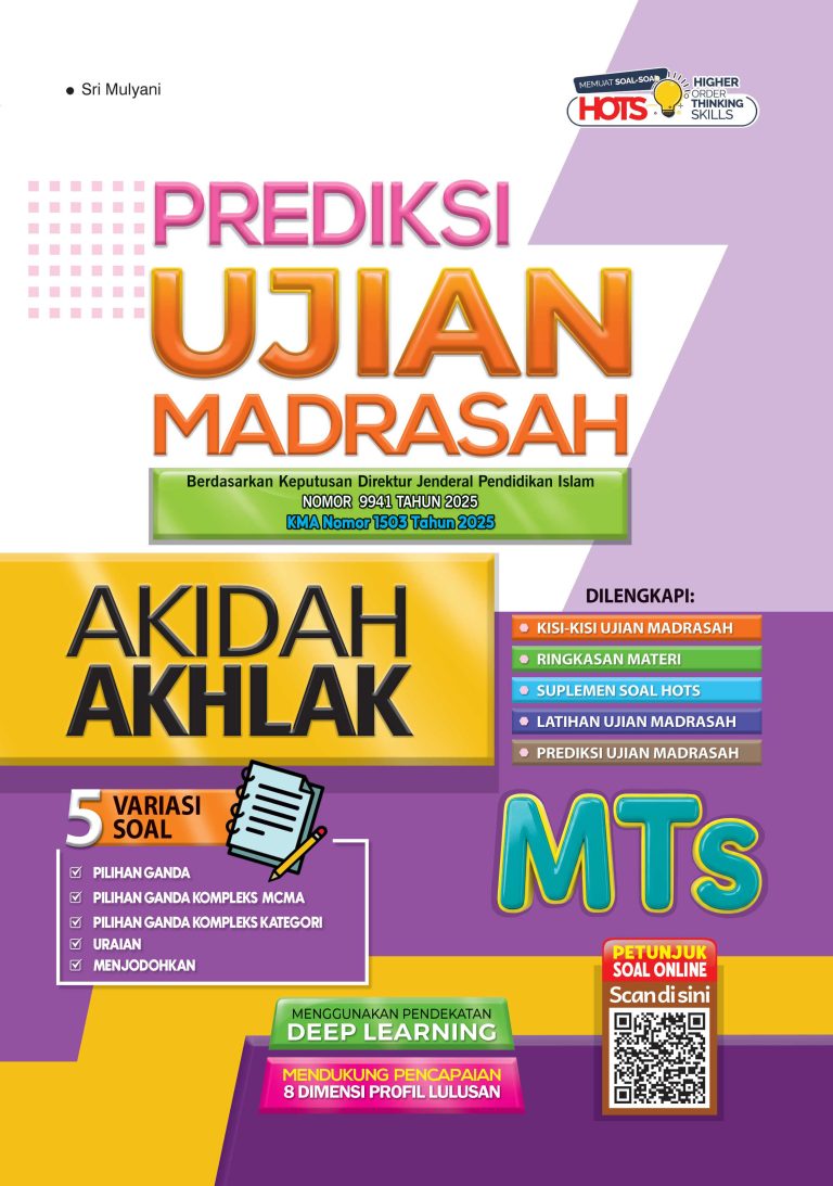 Prediksi Ujian Madrasah: Akidah Akhlak untuk Madrasah Tsanawiyah  