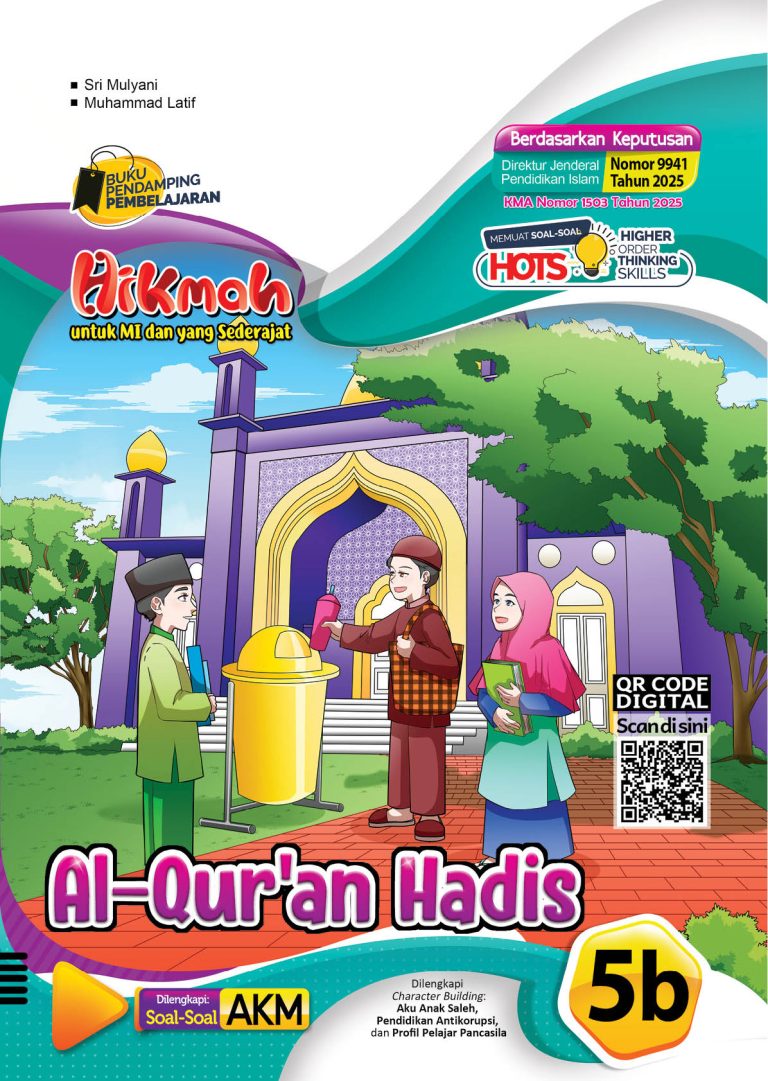 Hikmah: Al-Qur’an Hadis untuk MI dan yang Sederajat Kelas V Semester 2