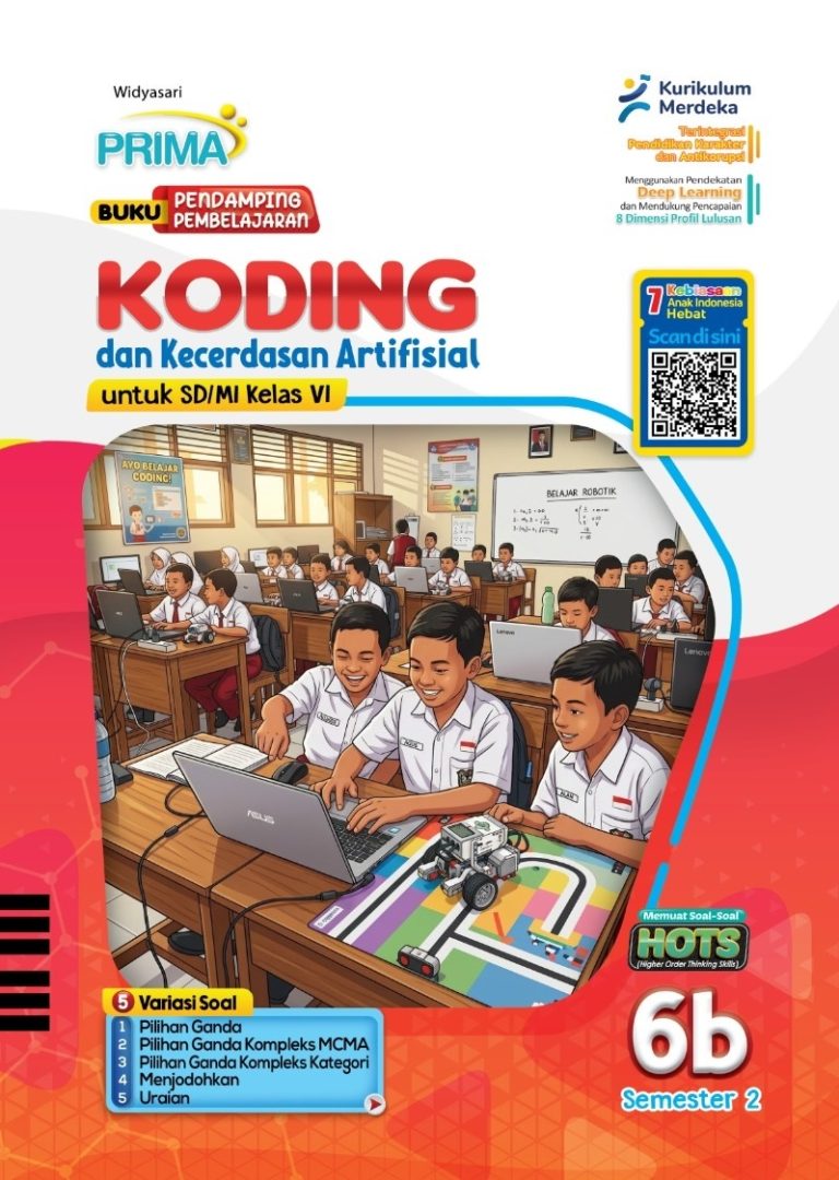 Koding dan Kecerdasan Artifisial untuk SD/MI Kelas VI Semester 2