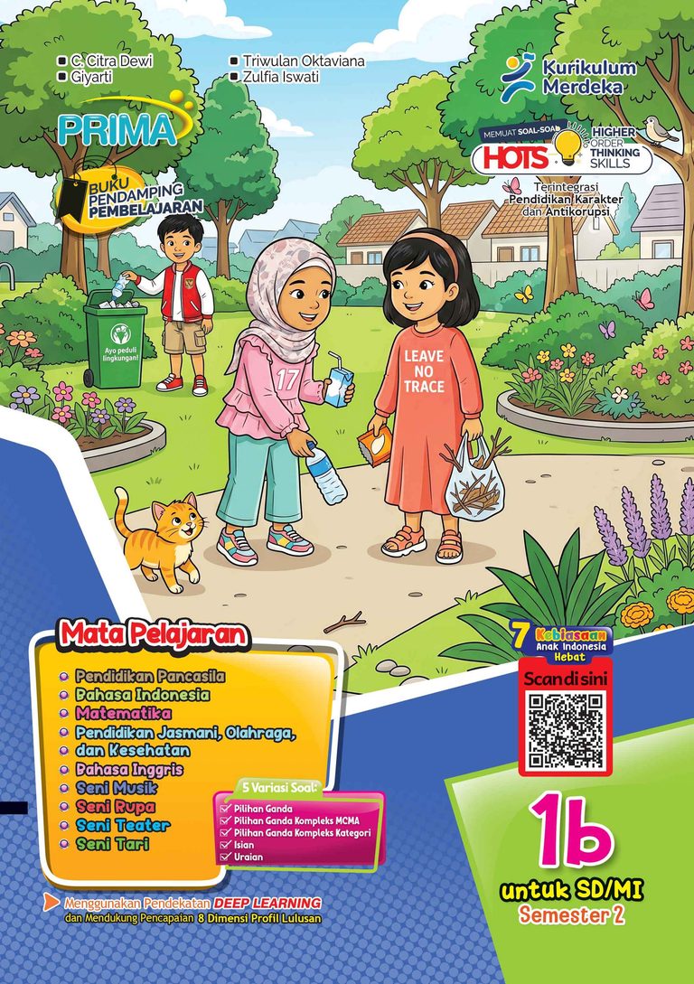 Buku Pendamping Pembelajaran untuk SD/MI Kelas I Semester 2