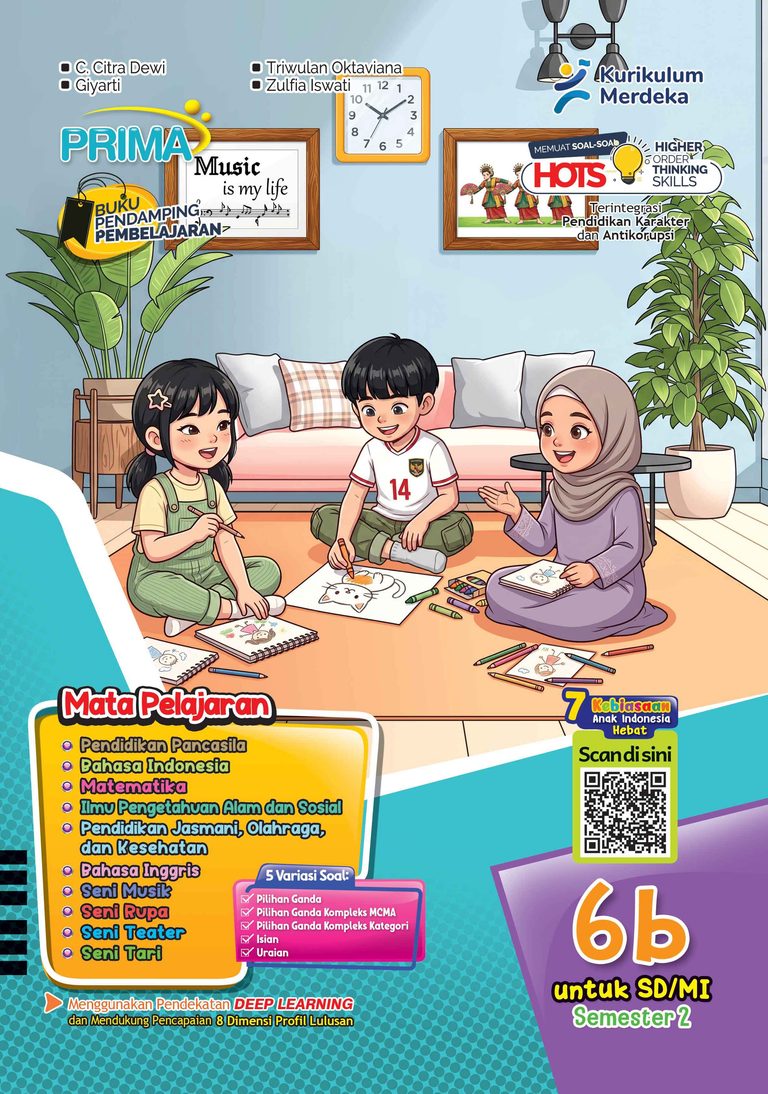 Buku Pendamping Pembelajaran untuk SD/MI Kelas VI Semester 2